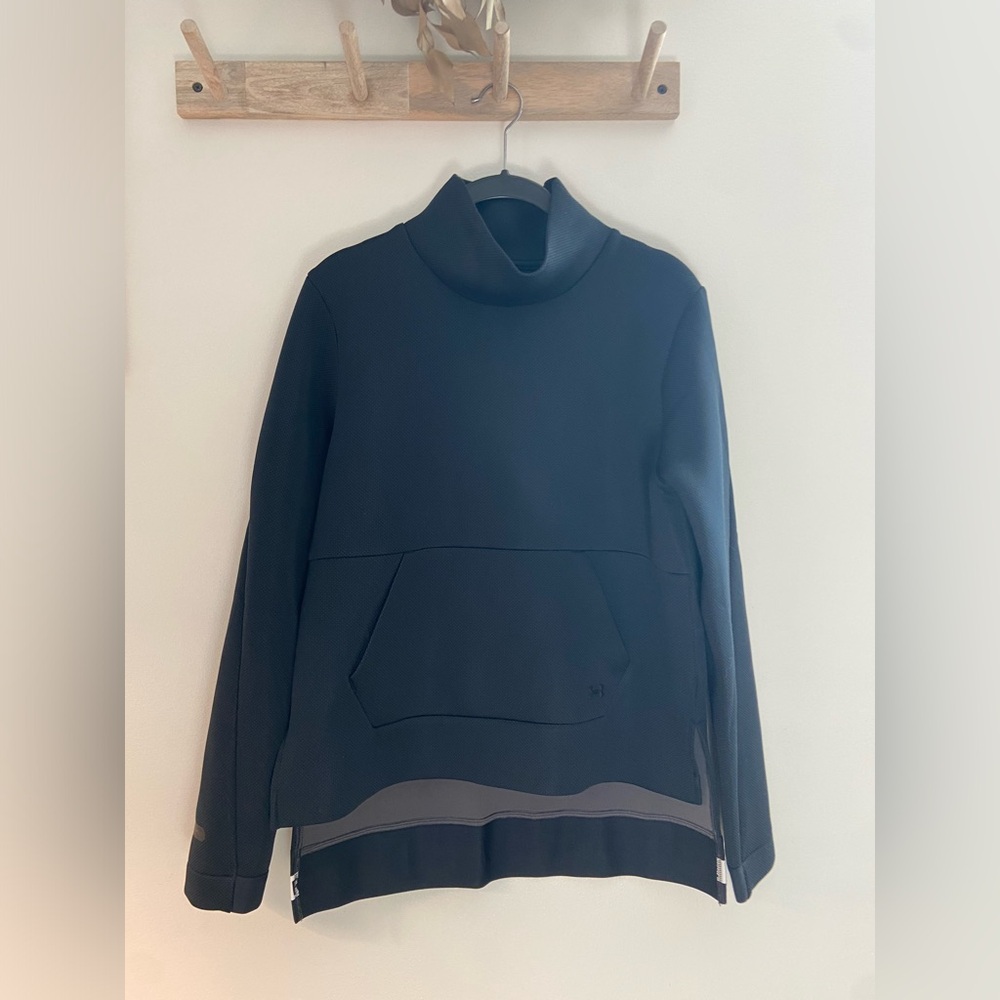 Under Armour Black Cowl Neck Sweatshirt Oversized - Size Small